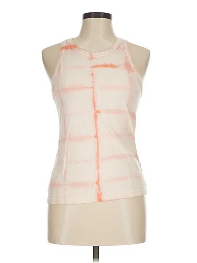 Pre-owned Everlane Tank Top Pink Halter Neckline Tops