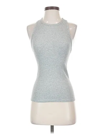 Pre-owned Everlane Tank Top Silver Halter Neckline Tops