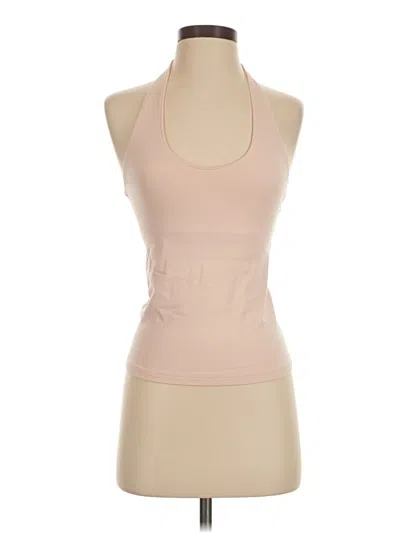 Pre-owned Everlane Tank Top Tan Halter Neckline Tops