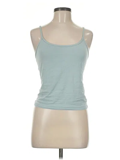 Pre-owned Everlane Tank Top Teal Halter Neckline Tops