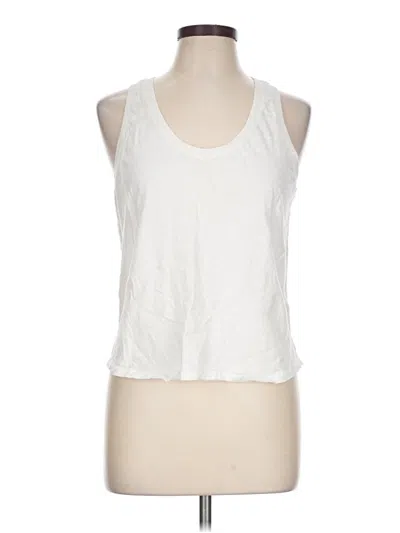 Pre-owned Everlane Tank Top White Halter Neckline Tops