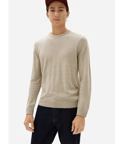 Everlane The Easy Merino Crew Sweater In Neutral