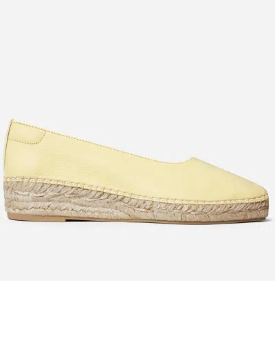 Everlane The Espadrille In Yellow