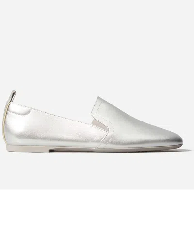 Everlane The Leather Slip-on In Gray