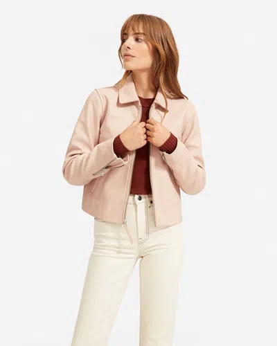 Everlane The Modern Leather Jacket In Pink