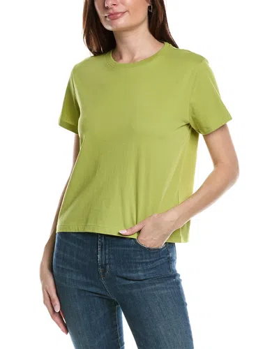 Everlane The Organic Box-cut T-shirt In Green