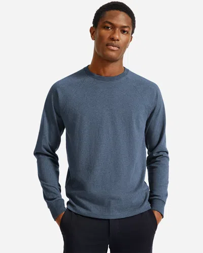 Everlane The Premium-weight Crew Sweater In Blue
