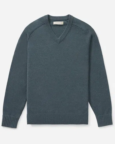 Everlane The Recashmere V-neck Sweater In Green