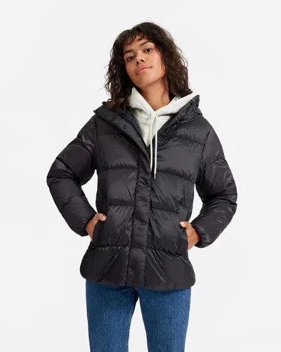 Everlane The Re:down Puffy Puff Jacket In Black