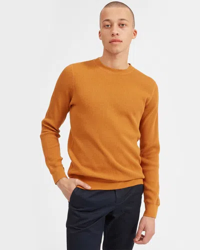 Everlane The Waffle Crew T-shirt In Yellow