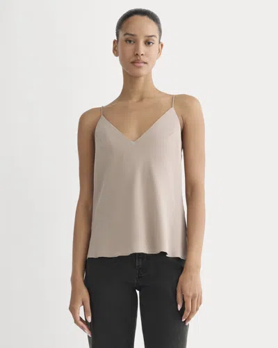 Everlane Tie Back Cami Top In Brown