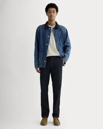 Everlane Transit Chino Pant | Straight In Deep Navy In Black