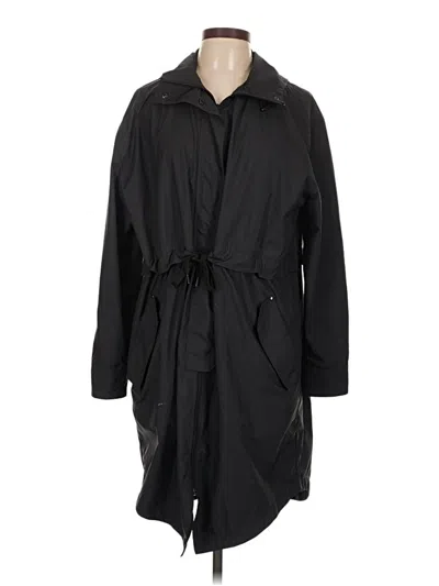 Pre-owned Everlane Trenchcoat In Black
