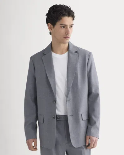 Everlane Tropical Wool Blazer In Heathered Grey In Gray