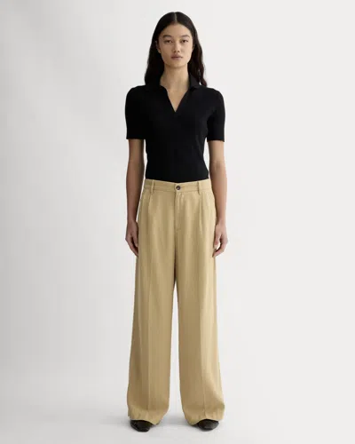 Everlane Trouser In Brown
