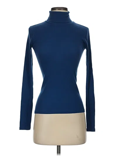 Pre-owned Everlane Turtleneck Sweater In Blue