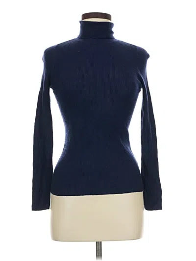 Pre-owned Everlane Turtleneck Sweater In Blue