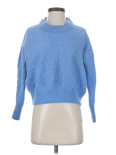 Pre-owned Everlane Turtleneck Sweater In Blue