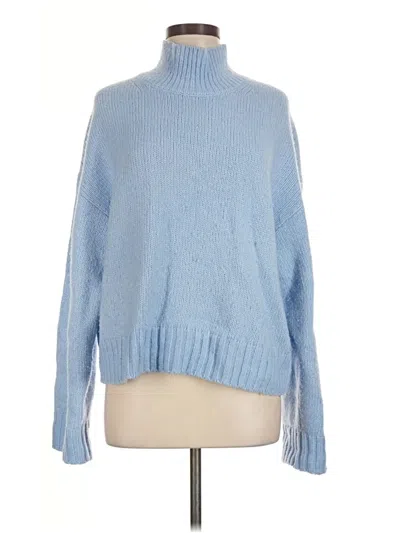 Pre-owned Everlane Turtleneck Sweater In Blue