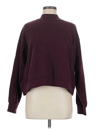 Pre-owned Everlane Turtleneck Sweater In Burgundy
