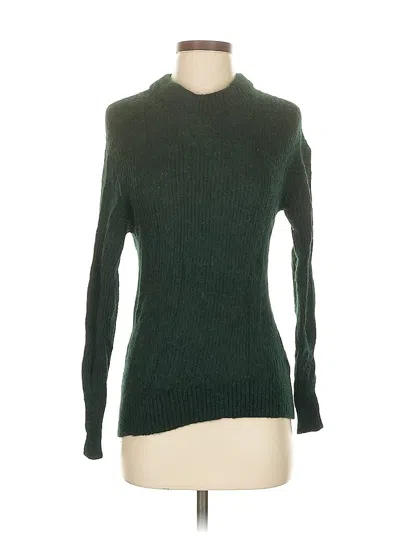 Pre-owned Everlane Turtleneck Sweater In Green