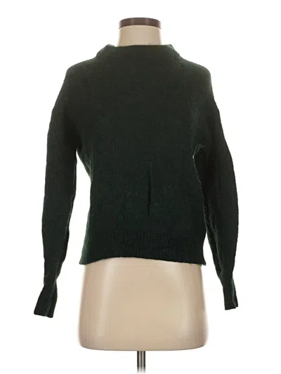 Pre-owned Everlane Turtleneck Sweater In Green