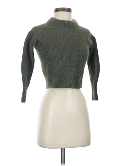 Pre-owned Everlane Turtleneck Sweater In Green