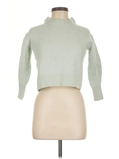 Pre-owned Everlane Turtleneck Sweater In Green