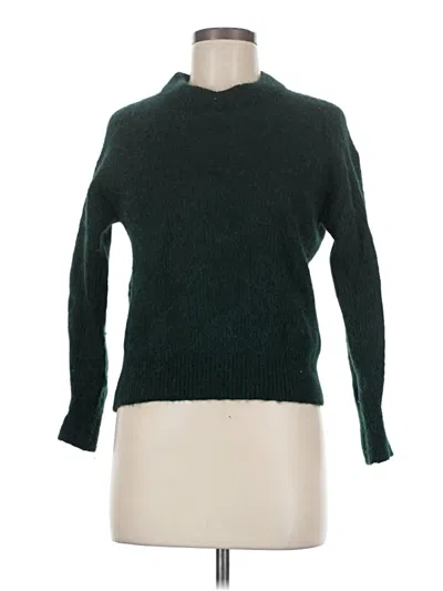 Pre-owned Everlane Turtleneck Sweater In Green