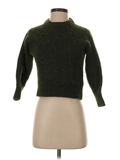 Pre-owned Everlane Turtleneck Sweater In Green