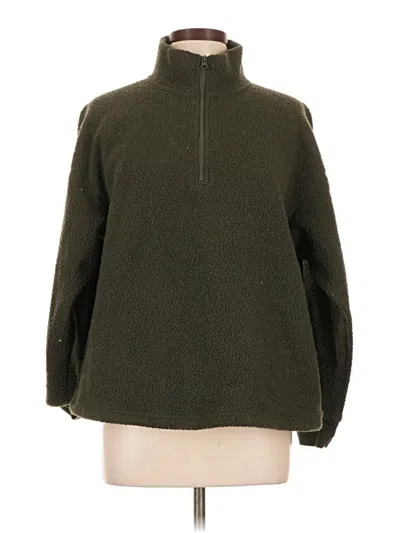 Pre-owned Everlane Turtleneck Sweater In Green