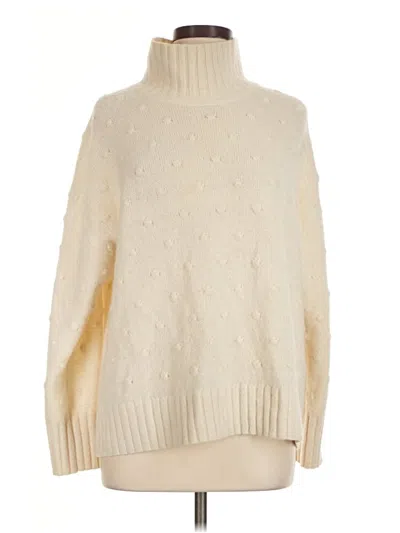 Pre-owned Everlane Turtleneck Sweater In Ivory