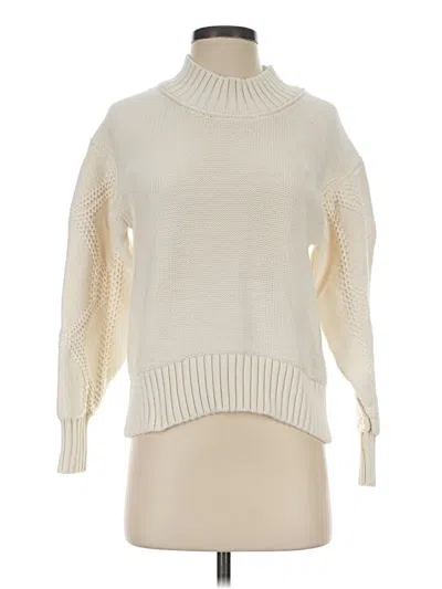Pre-owned Everlane Turtleneck Sweater In Ivory