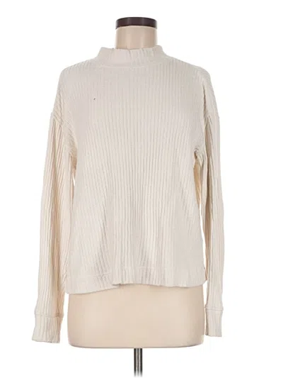 Pre-owned Everlane Turtleneck Sweater In Ivory