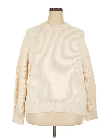 Pre-owned Everlane Turtleneck Sweater In Ivory
