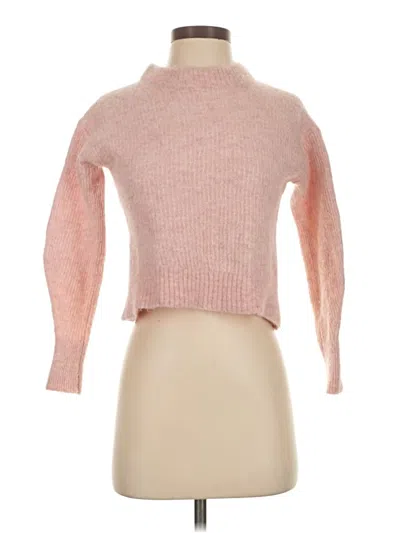 Pre-owned Everlane Turtleneck Sweater In Pink