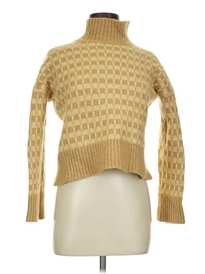 Pre-owned Everlane Turtleneck Sweater In Tan