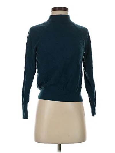 Pre-owned Everlane Turtleneck Sweater In Teal