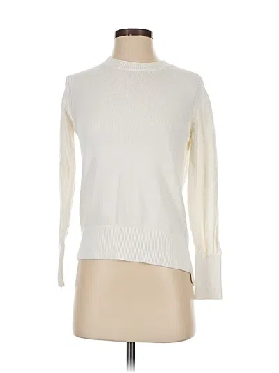 Pre-owned Everlane Turtleneck Sweater In White