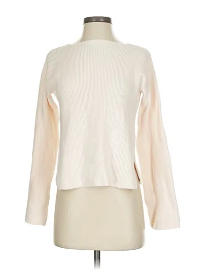 Pre-owned Everlane Turtleneck Sweater In White