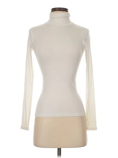 Pre-owned Everlane Turtleneck Sweater In White