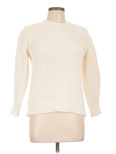 Pre-owned Everlane Turtleneck Sweater In White
