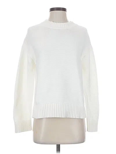 Pre-owned Everlane Turtleneck Sweater In White