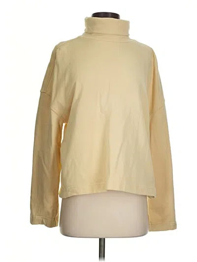 Pre-owned Everlane Turtleneck Sweater In Yellow