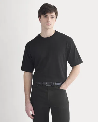 Everlane Ultrasoft Sweater Tshirt In Black