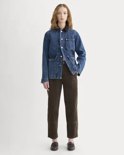 Everlane Utility Barrel Pant In Brown