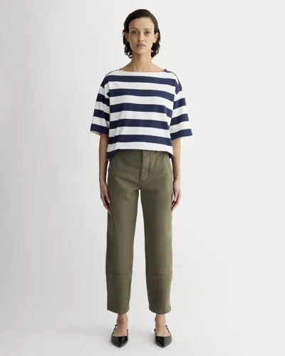 Everlane Utility Barrel Pant | Regular In Kalamata In Green