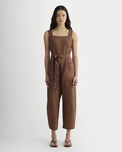Everlane Utility Coverall In Brown