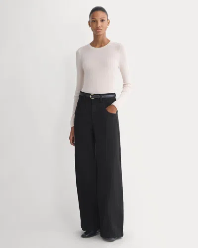 Everlane Utility Seamed Wide-leg Pant In Black | Long