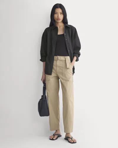 Everlane Utility Straight-leg Cargo Pant In Trench Coat Khaki In Neutral